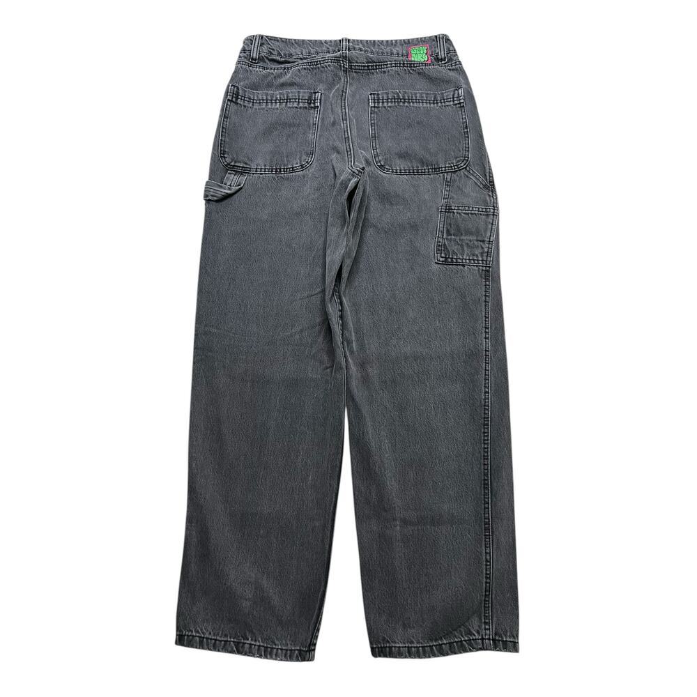 Y2K Empyre Jeans Womens 10‎ Grey  Denim Carpenter Baggy Skater High Rise unisex